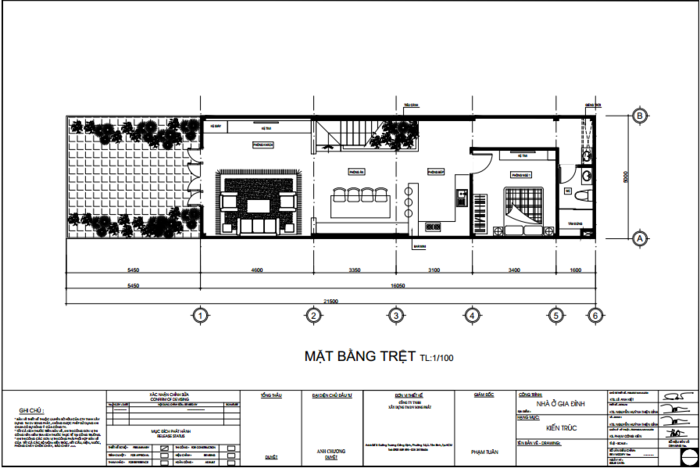 Mẫu 7 – Nhà 1 trệt 1 lầu 5×21.5m 1