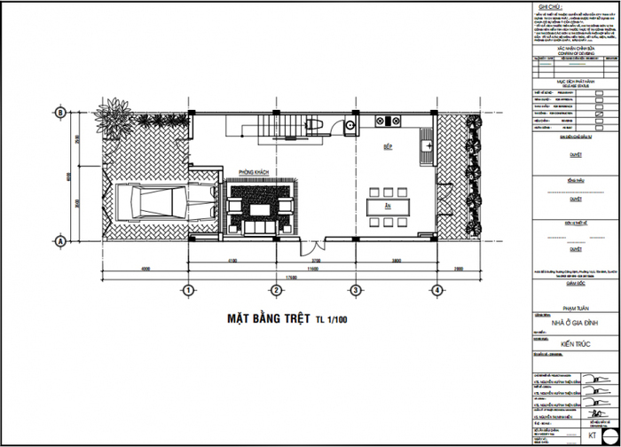 Mẫu 8 – Nhà 1 trệt 2 lầu có diện tích 6×17.6m 1
