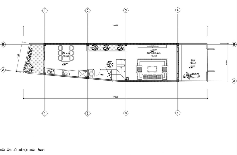 Thiết kế nhà 3 tầng 5x10m đơn giản 2