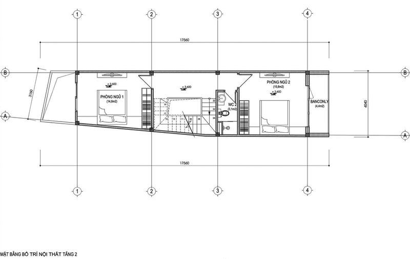 Thiết kế nhà 3 tầng 5x10m đơn giản 3