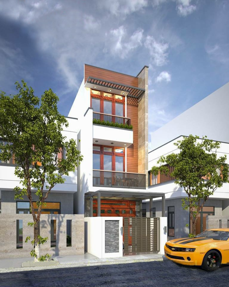 Thiết kế nhà 3 tầng 5x10m đơn giản