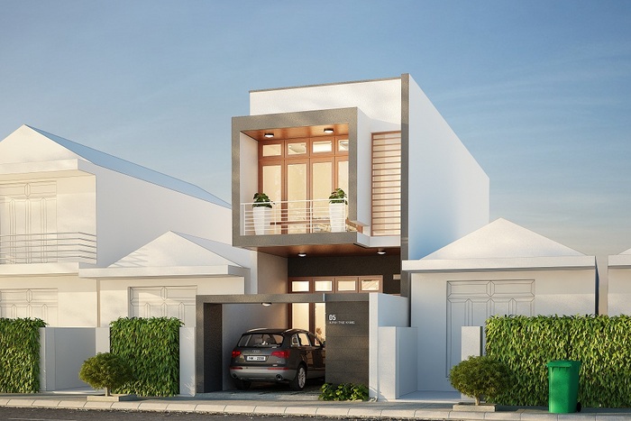 Mẫu nhà ống 2 tầng 5x20m 5