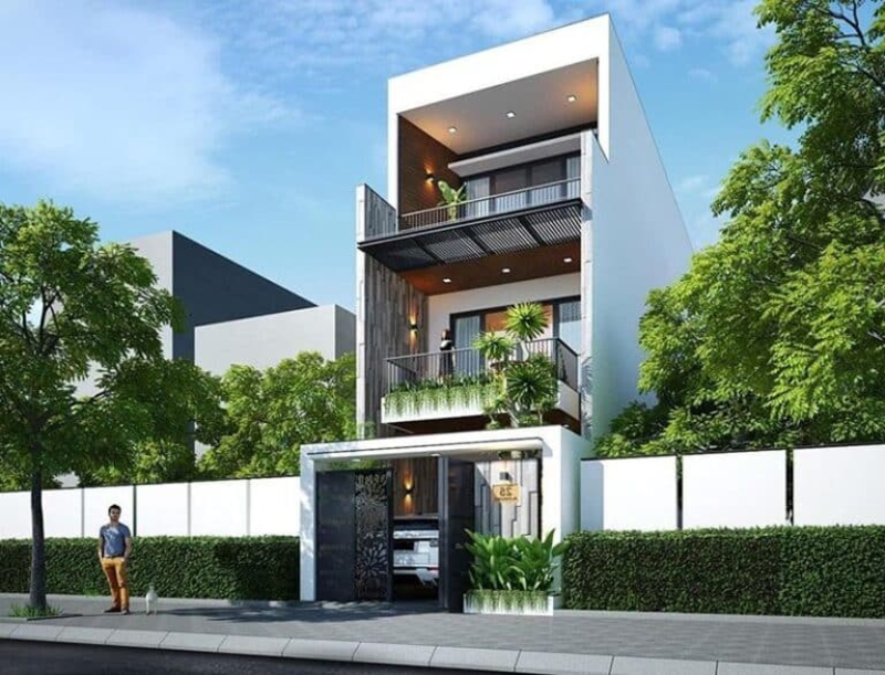 Thiết kế nhà ống 3 tầng 5x10m 