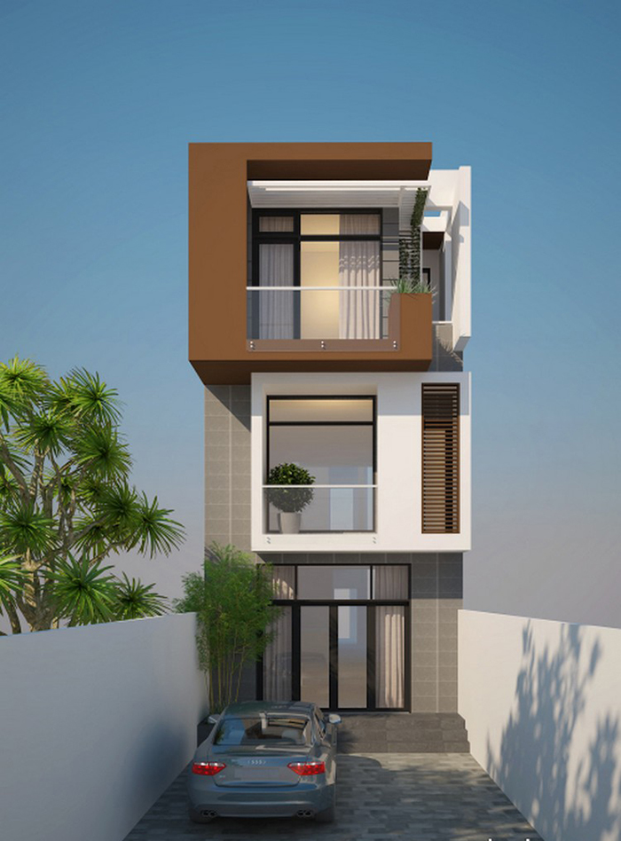 mẫu thiết kế nhà 5x12m đẹp 4