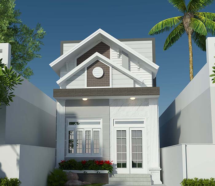 Mẫu thiết kế nhà 5x16m đẹp 10