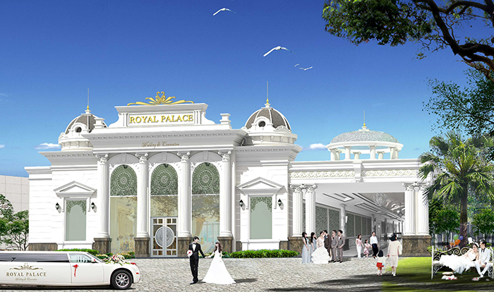 mẫu thiết kế nhà hàng tiệc cưới đẹp 1