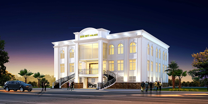 mẫu thiết kế nhà hàng tiệc cưới đẹp 5