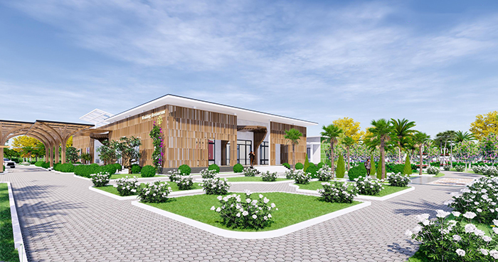 mẫu thiết kế nhà hàng tiệc cưới đẹp 7