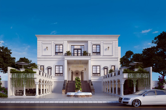 mẫu thiết kế nhà hàng tiệc cưới đẹp 9