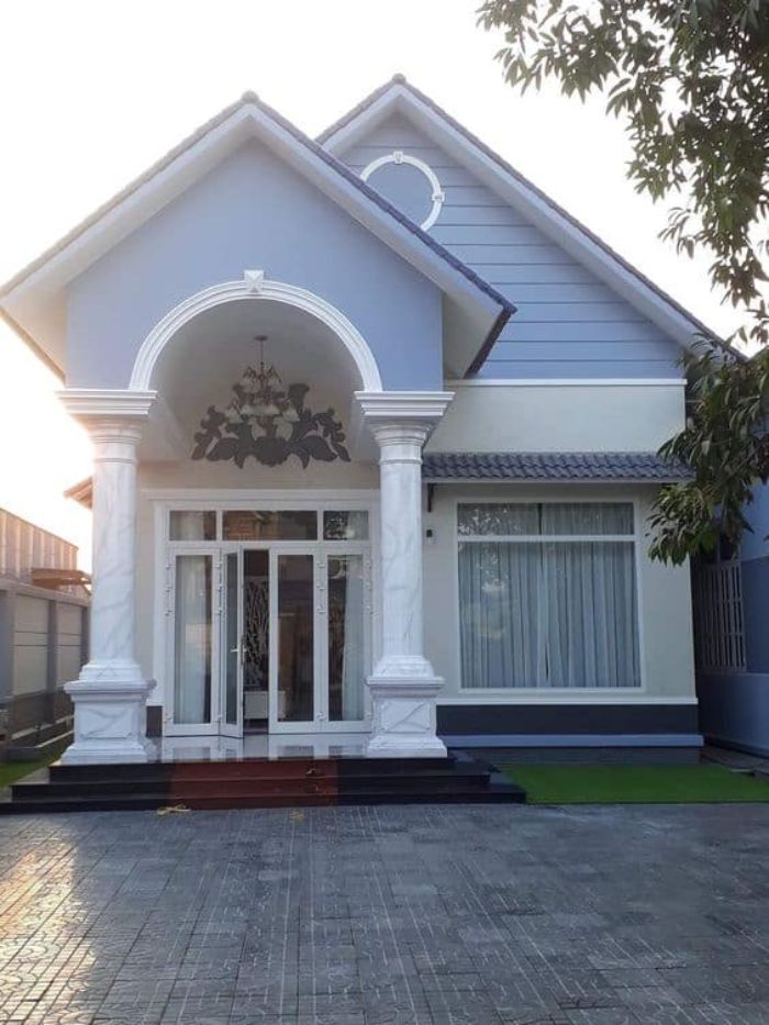 Mẫu thiết kế nhà rộng 8m 11