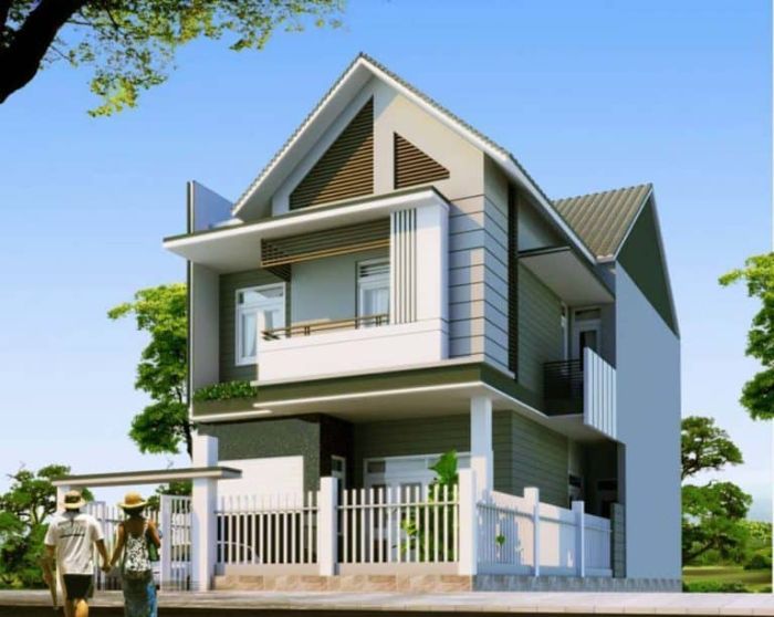 Mẫu thiết kế nhà rộng 8m 5