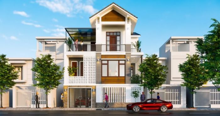 Thiết kế nhà ống 3 tầng 5x20-16