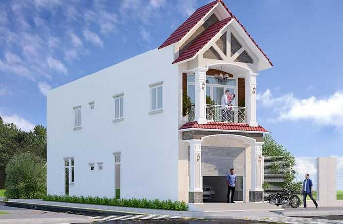 Nhà ống 2 tầng 4 phòng ngủ 2