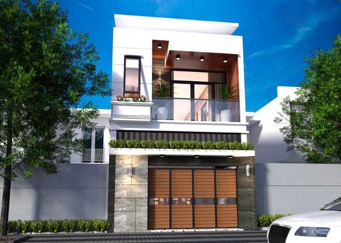 Nhà ống 2 tầng 5X20m 2