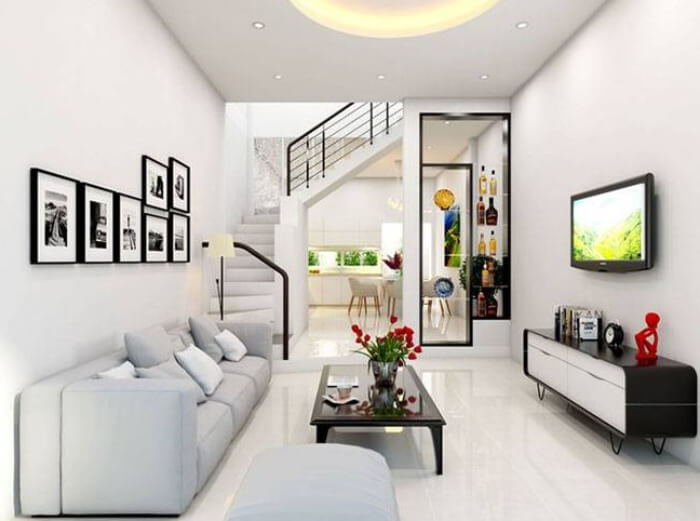 Sử dụng nội thất tối giản