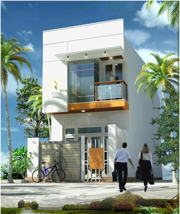 Thiết kế mẫu nhà 2 tầng 3x10m đẹp