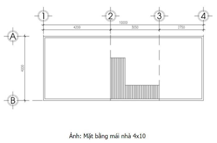 Thiết kế nhà 2 tầng 4x10 27
