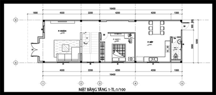 Thiết kế nhà 2 tầng 50m2-14