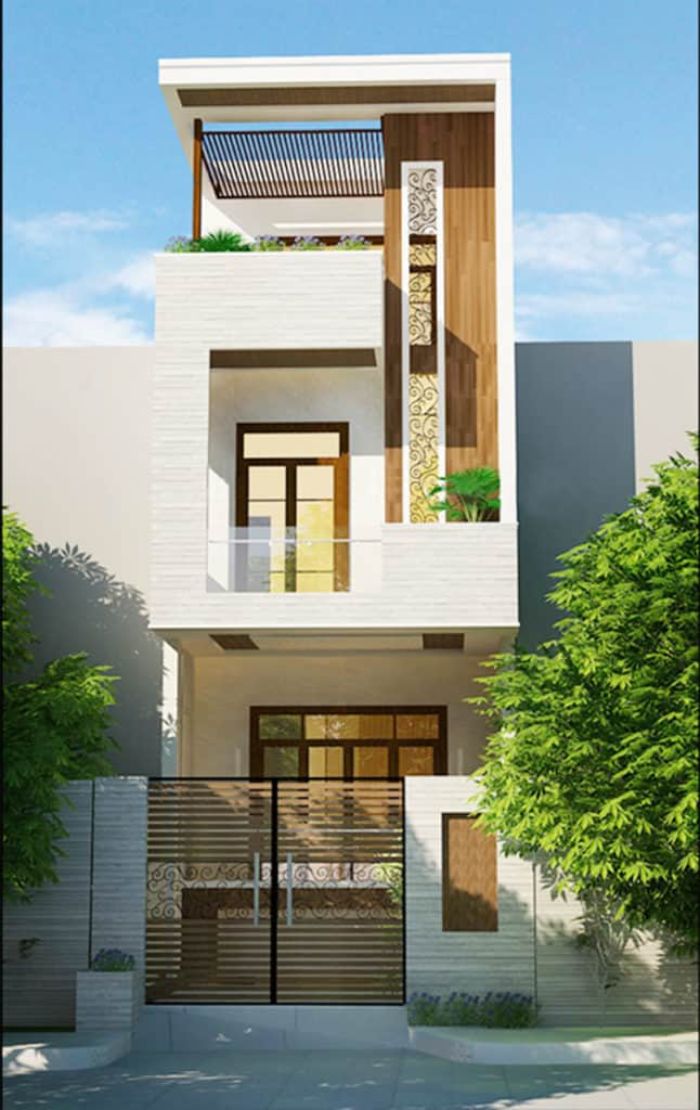 Thiết kế nhà 30m2 mặt tiền 3m 3 tầng