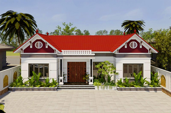 Mẫu thiết kế nhà 3 gian đẹp 1