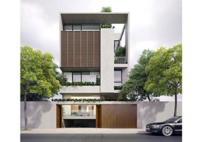 Thiết kế nhà bán hầm 9