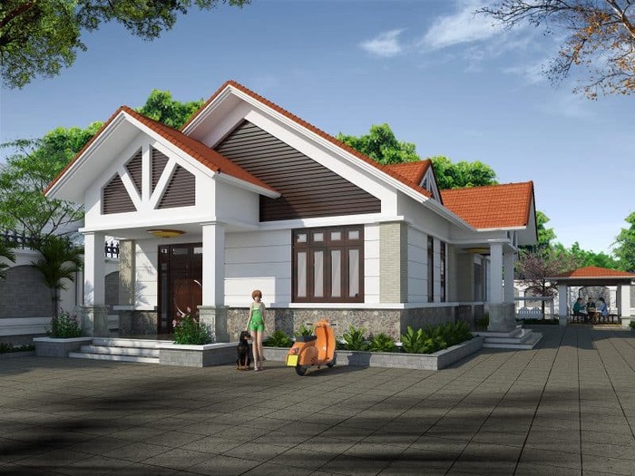 Thiết kế nhà cấp 4 8x15m