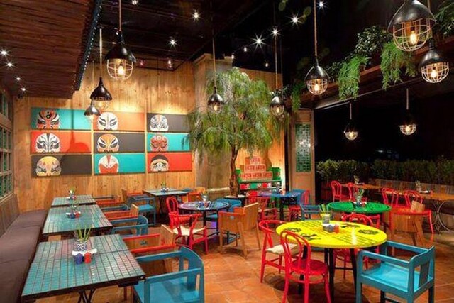 Thiết kế nhà hàng Hàn Quốc ngoài trời