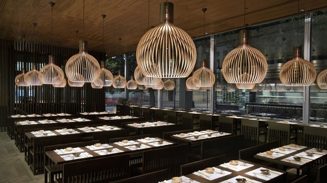 Thiết kế nhà hàng Hàn Quốc tối đa diện tích