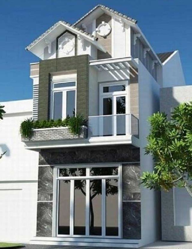 thiết kế nhà ống 2 tầng 5x18m 17