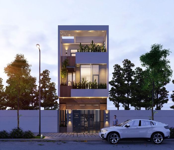 Thiết kế nhà ống 3 tầng 5x20-1