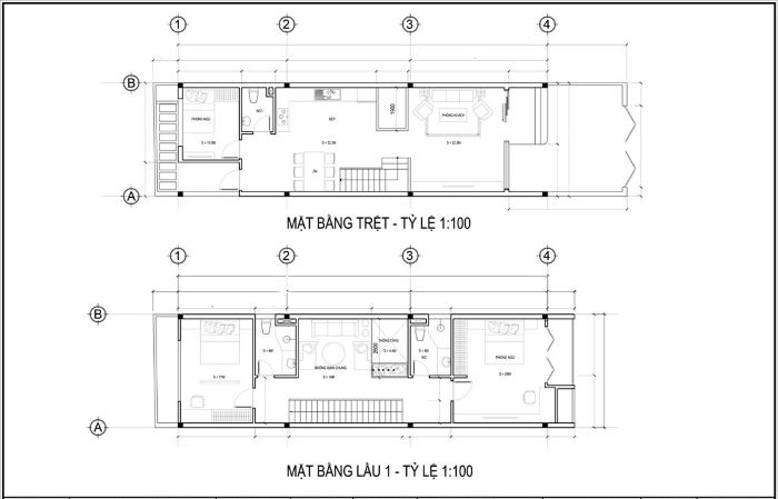 Thiết kế nhà ống 3 tầng 5x20-11