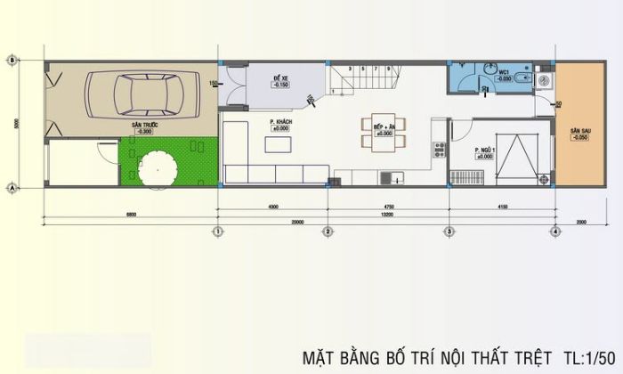 Thiết kế nhà ống 3 tầng 5x20-2
