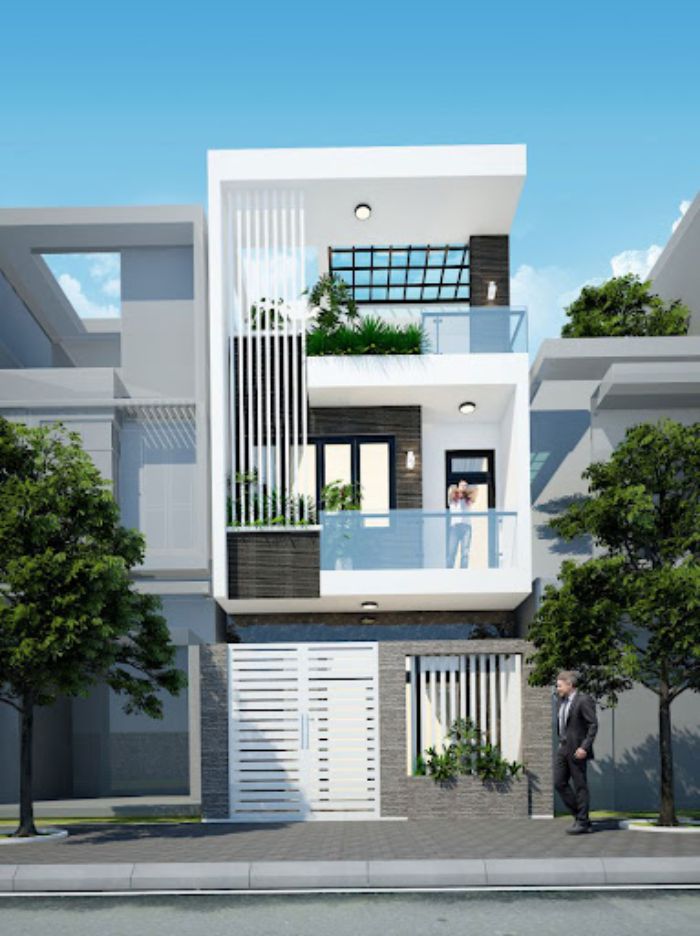 Thiết kế nhà ống 3 tầng 5x20-8