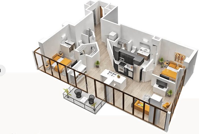 Tổng hợp 20 mẫu thiết kế nhà 1 tầng 80m2 đẹp, tối ưu diện tích