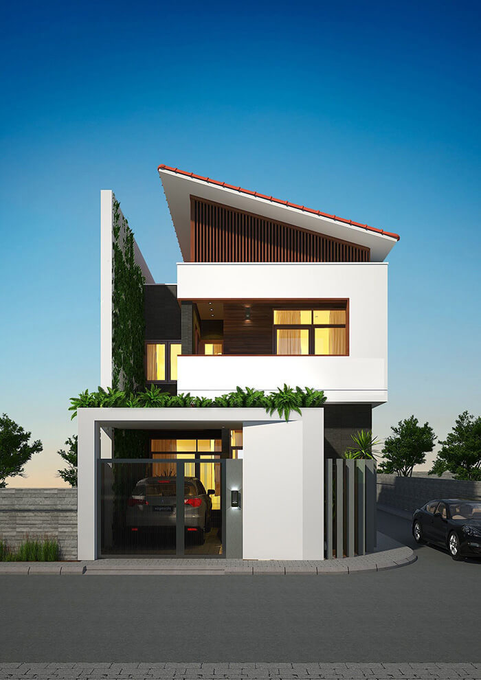 Tổng hợp 6 mẫu thiết kế nhà phố chiều rộng 7m đẹp & tiện nghi